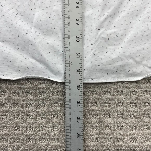 Calvin Klein Dress Shirt Men 18.5 36/37 White Slim Fit Non-Iron Formal Casual - Picture 10 of 10